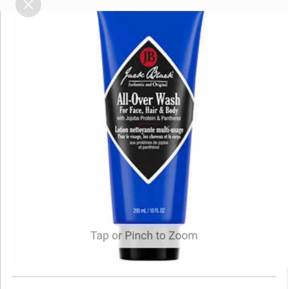 Jack Black Two Clean: 1 Turbo Wash, 10 oz, & 1 All Over Wash, 10 oz, Energizing